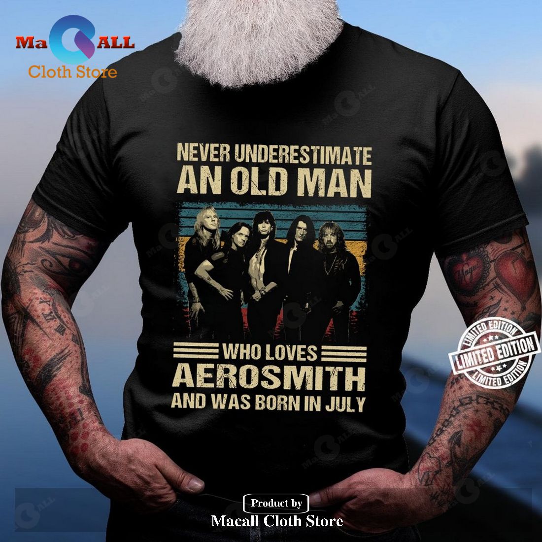 Never underestimate and old man who loves Aerosmith and was born in july Classic-Unisex T-Shirt Hoodie Sweatshirt Never underestimate and old man who loves Aerosmith and was born in july Classic-Unisex T-Shirt Hoodie Sweatshirt