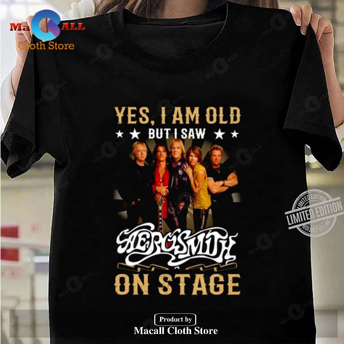 Yes, I Am Old But I Saw Aerosmith On Stage Classic-Unisex T-Shirt Hoodie Sweatshirt Yes, I Am Old But I Saw Aerosmith On Stage Classic-Unisex T-Shirt Hoodie Sweatshirt