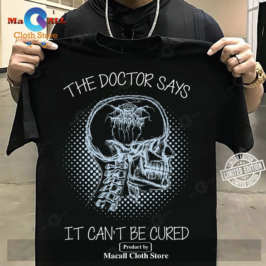 Darkthrone The Doctor Says It Can't Be Cured Classic-Unisex T-Shirt Hoodie Sweatshirt Darkthrone The Doctor Says It Can't Be Cured Classic-Unisex T-Shirt Hoodie Sweatshirt