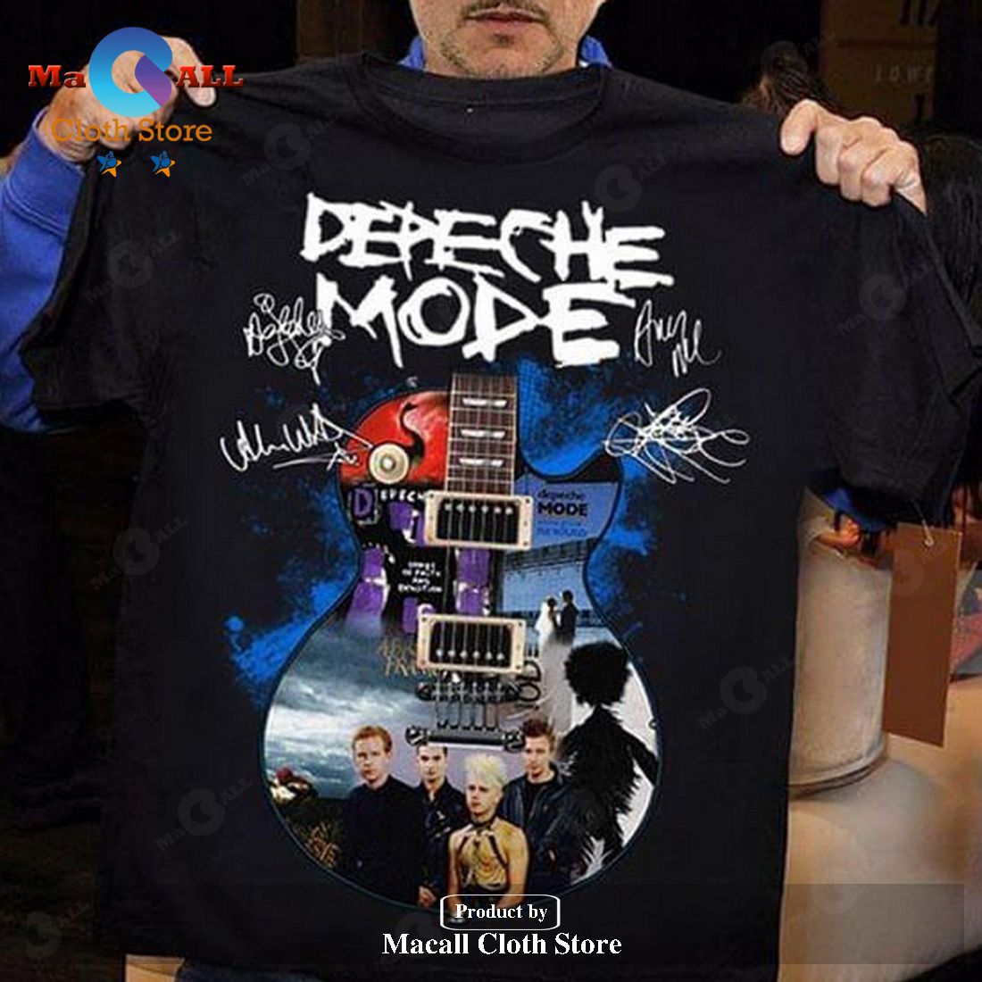 Depeche Mode Guitar Signatures Classic-Unisex T-Shirt Hoodie Sweatshirt