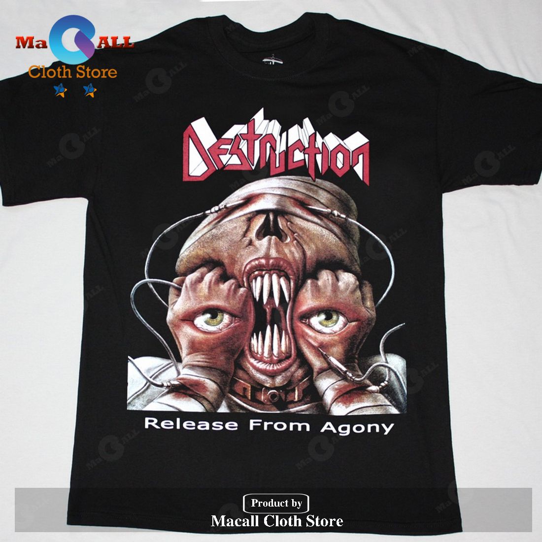DESTRUCTION 1988 RELEASE FROM AGONY Classic-Unisex T-Shirt Hoodie Sweatshirt