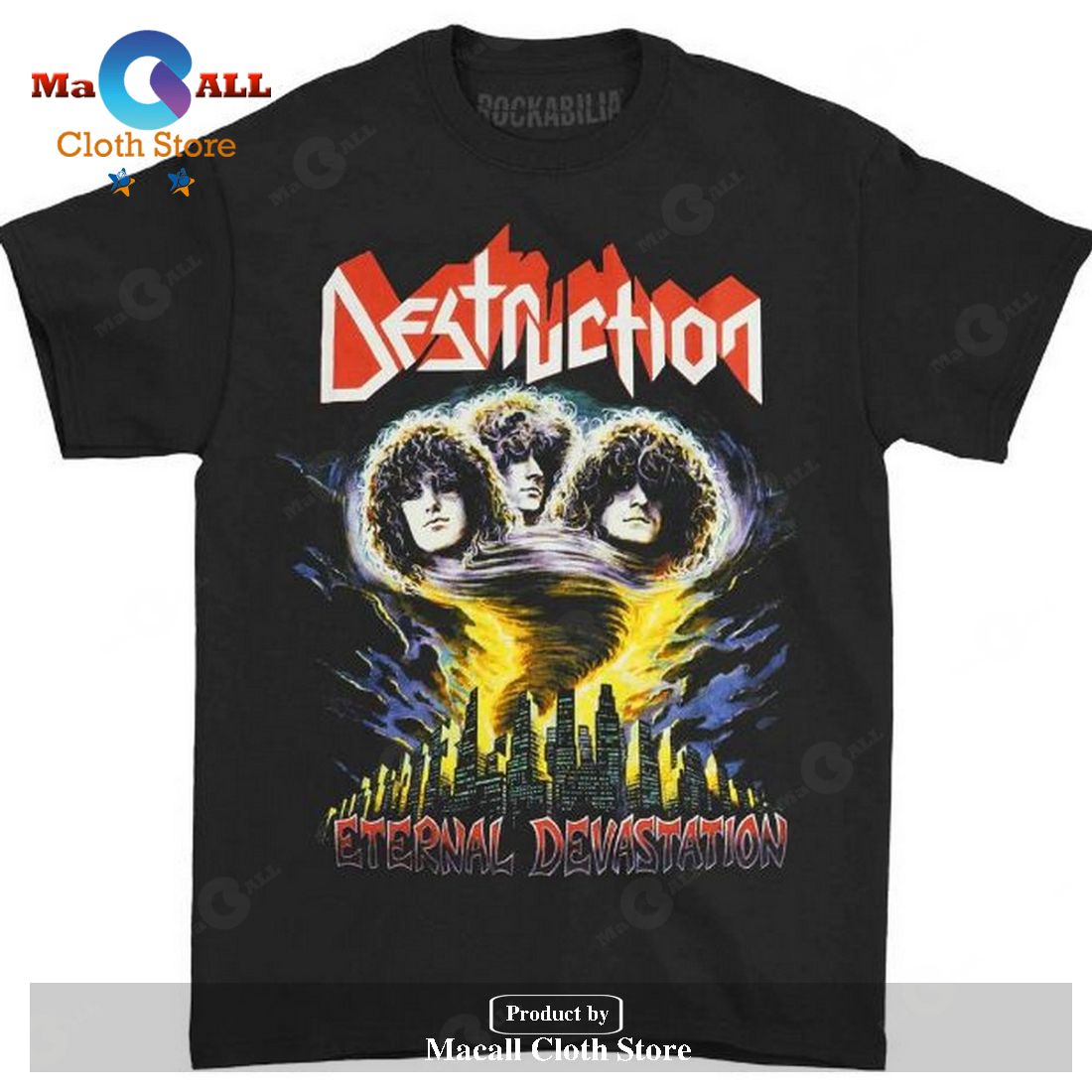 Destruction Eternal Devastation Classic-Unisex T-Shirt Hoodie Sweatshirt
