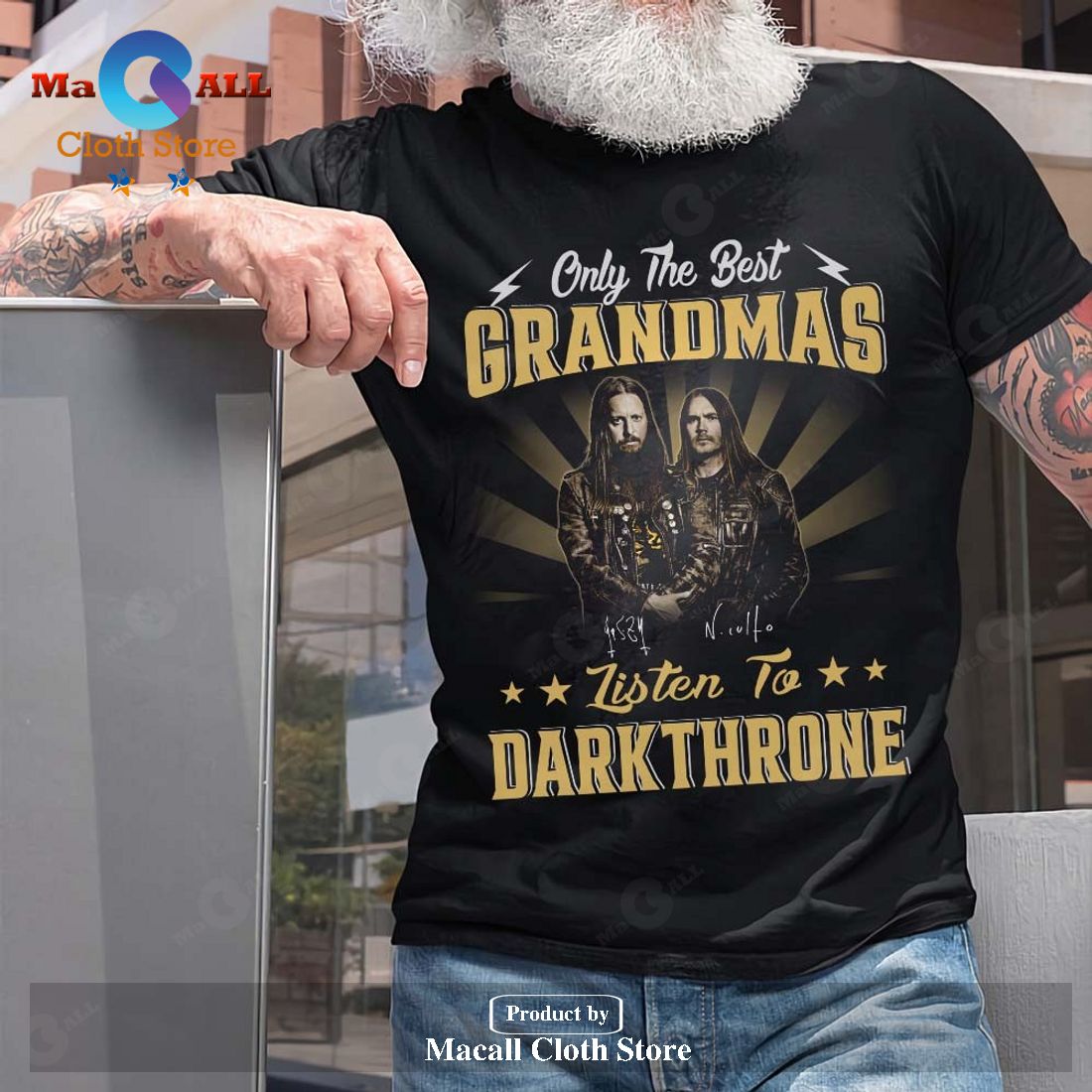Only the best grandmas listen to Darkthrone Classic-Unisex T-Shirt Hoodie Sweatshirt