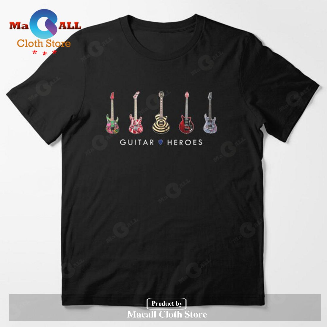 Eddie Van Halen Guitar Heroes! Classic-Unisex T-Shirt Hoodie Sweatshirt