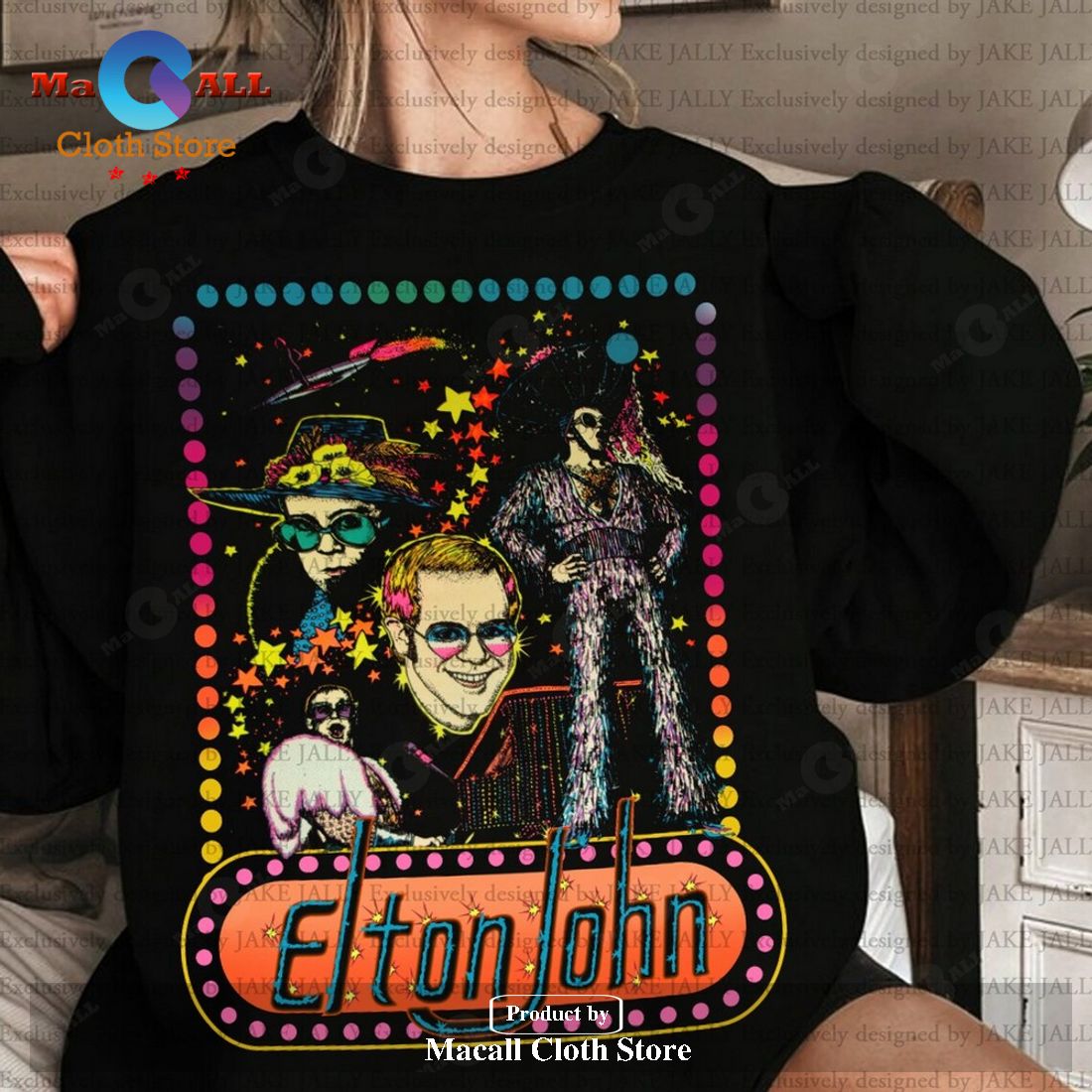 Elton John Classic-Unisex T-Shirt Hoodie Sweatshirt - ZB81 Elton John Classic-Unisex T-Shirt Hoodie Sweatshirt - ZB81