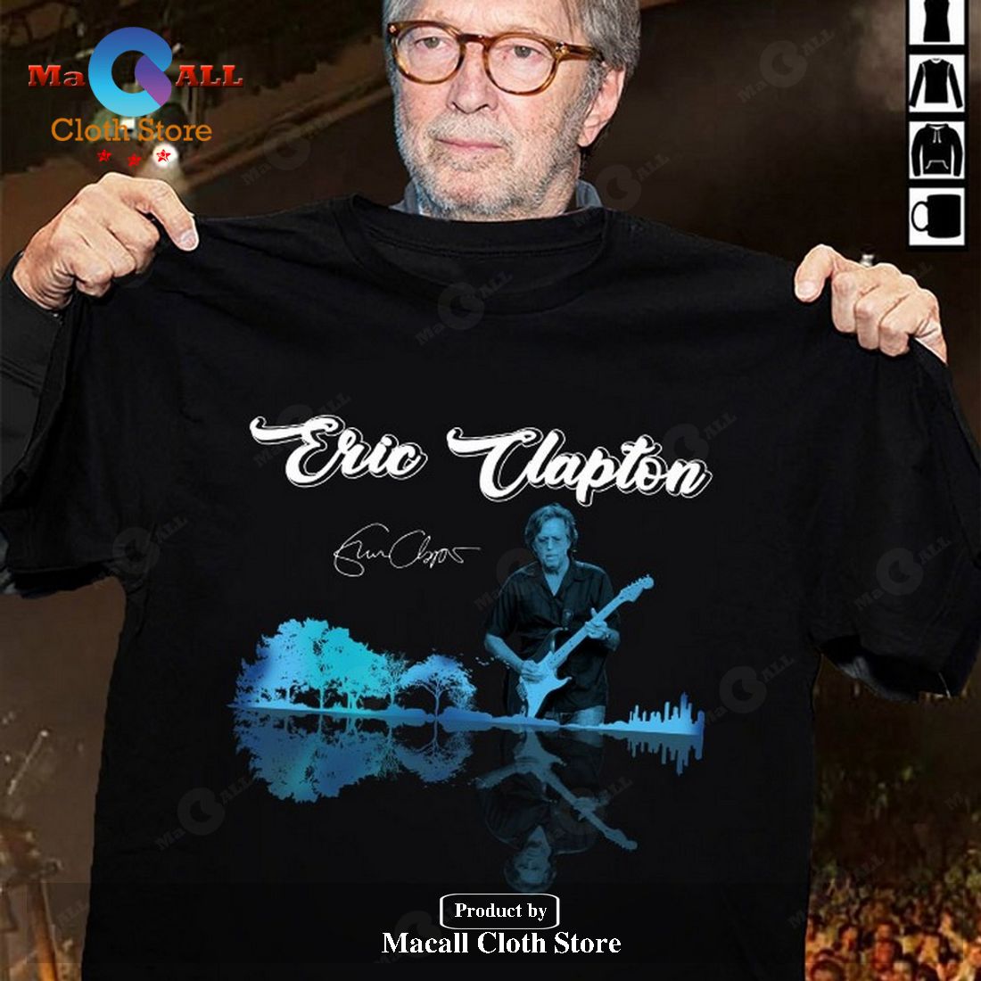 Eric Clapton Classic-Unisex T-Shirt Hoodie Sweatshirt - JQ61 Eric Clapton Classic-Unisex T-Shirt Hoodie Sweatshirt - JQ61