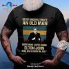 Never underestimate and old man who loves Eric Clapton and was born in july Classic-Unisex T-Shirt Hoodie Sweatshirt