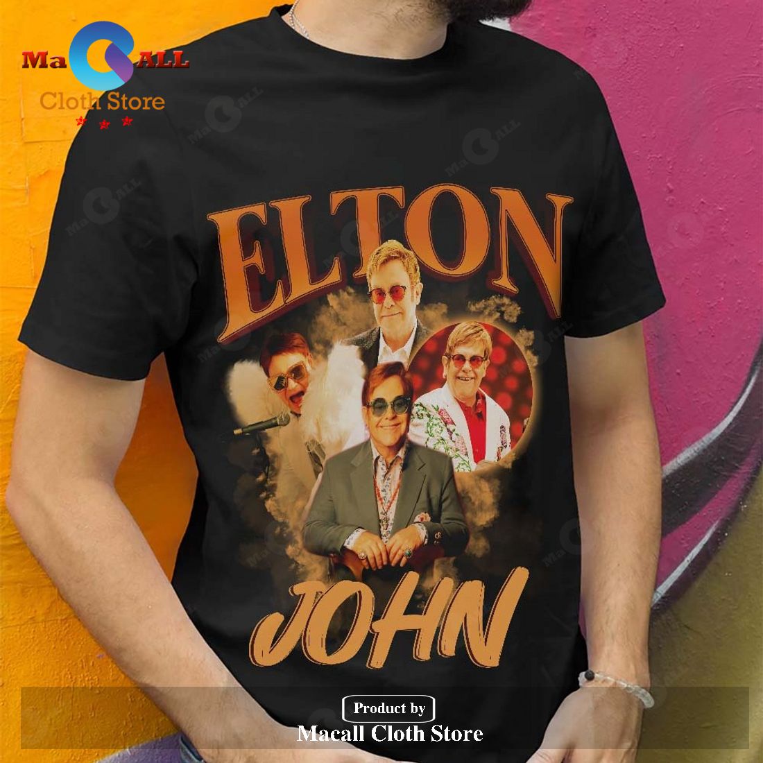Vintage Elton John-Unisex T-Shirt Hoodie Sweatshirt Vintage Elton John-Unisex T-Shirt Hoodie Sweatshirt