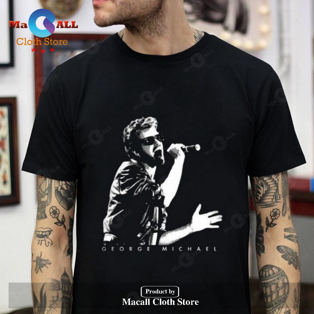 George Michael Classic-Unisex T-Shirt Hoodie Sweatshirt – JN61