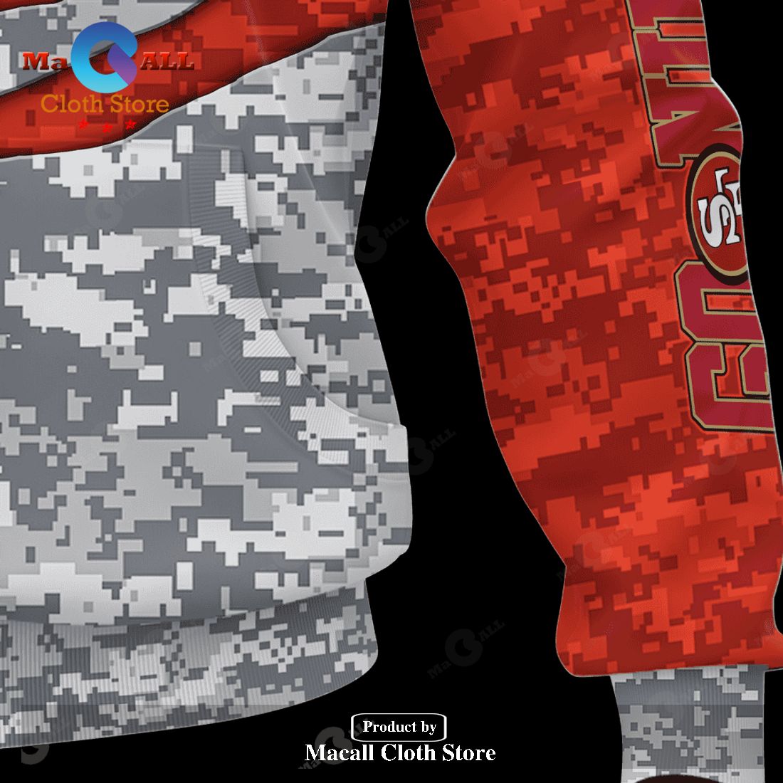 Personalized NFL 49ers Camo US Hoodie Sweatshirt 3D LIMITED EDITION Personalized NFL 49ers Camo US Hoodie Sweatshirt 3D LIMITED EDITION