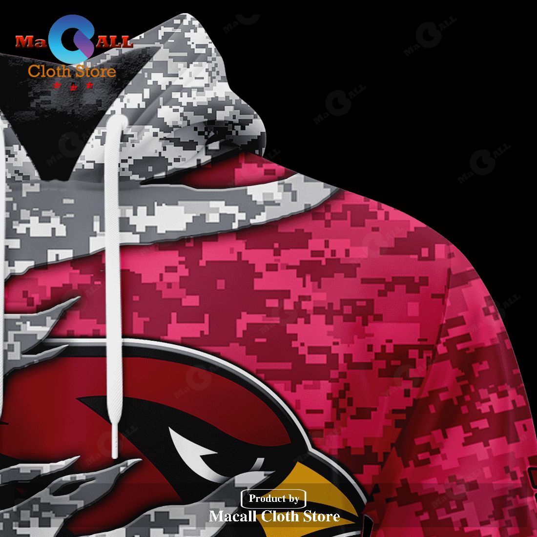 Personalized NFL Cardinals Camo US Hoodie Sweatshirt 3D LIMITED EDITION Personalized NFL Cardinals Camo US Hoodie Sweatshirt 3D LIMITED EDITION