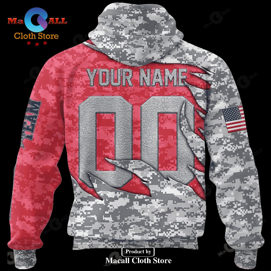Personalized NFL Chiefs Camo US Hoodie Sweatshirt 3D LIMITED EDITION Personalized NFL Chiefs Camo US Hoodie Sweatshirt 3D LIMITED EDITION