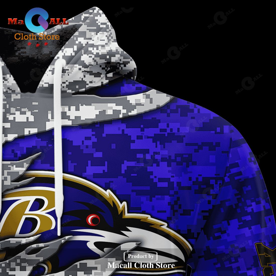 Personalized NFL Ravens Camo US Hoodie Sweatshirt 3D LIMITED EDITION -  Macall Cloth Store - Destination for fashionistas