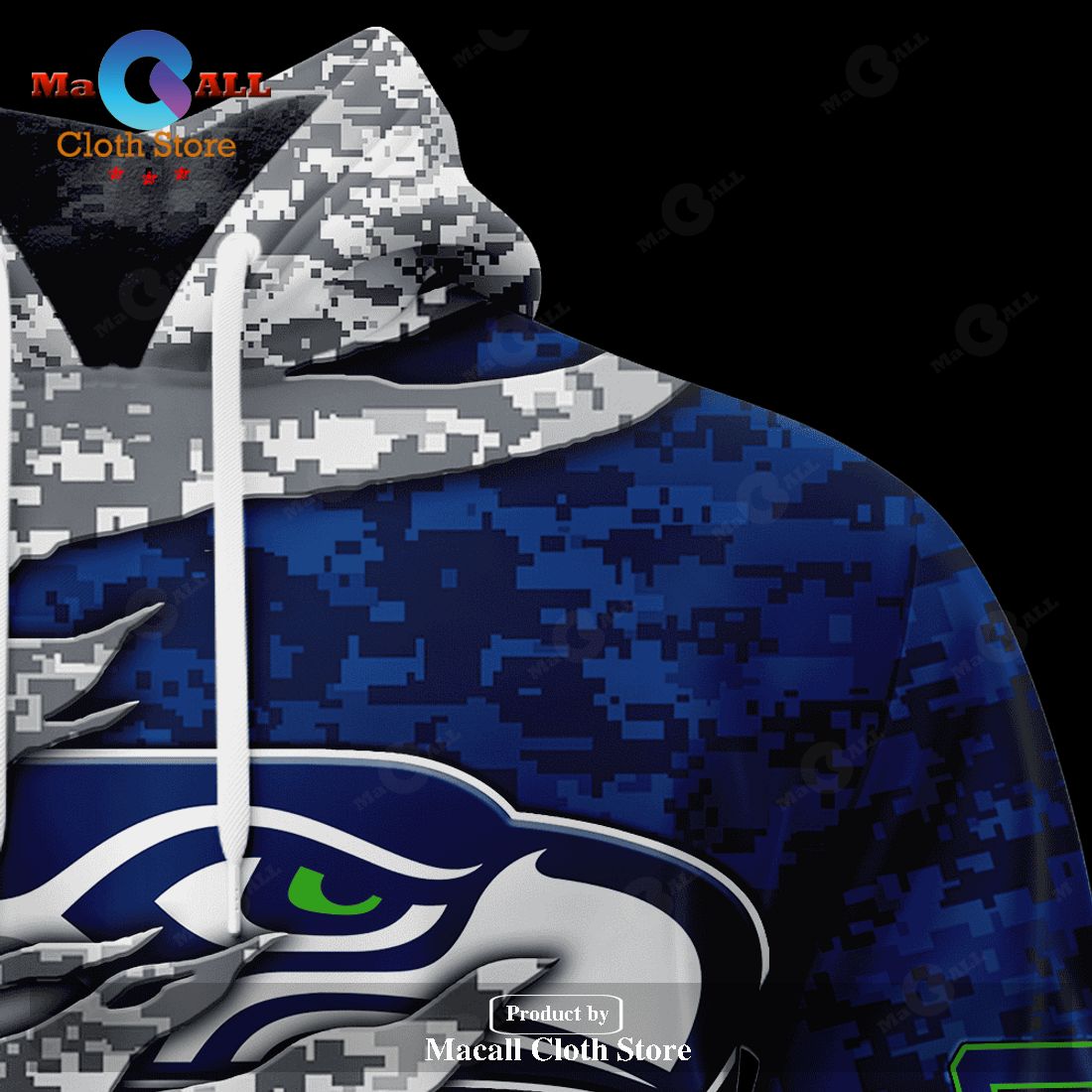 Personalized NFL Seahawks Camo US Hoodie Sweatshirt 3D LIMITED EDITION Personalized NFL Seahawks Camo US Hoodie Sweatshirt 3D LIMITED EDITION