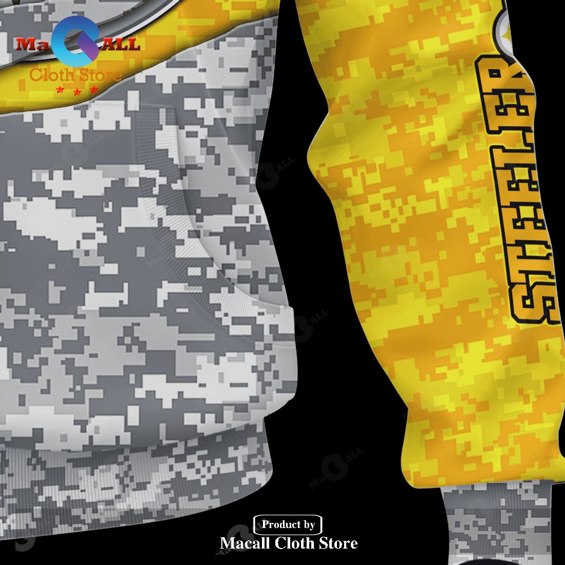 Personalized NFL Steelers Camo US Hoodie Sweatshirt 3D LIMITED EDITION Personalized NFL Steelers Camo US Hoodie Sweatshirt 3D LIMITED EDITION