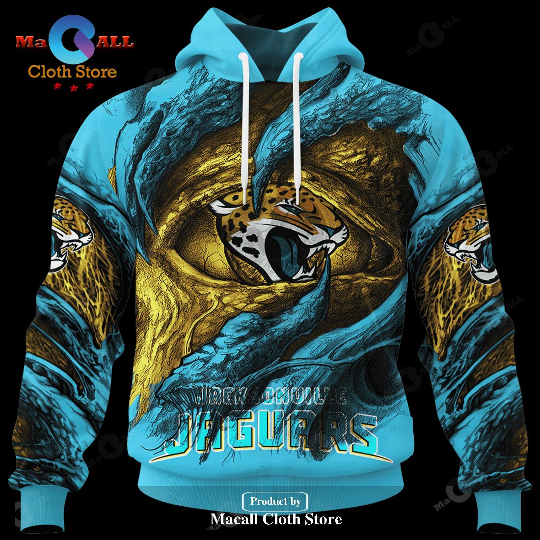 Personalized NFL Jaguars Demon Eyes Hoodie Sweatshirt 3D LIMITED EDITION Personalized NFL Jaguars Demon Eyes Hoodie Sweatshirt 3D LIMITED EDITION