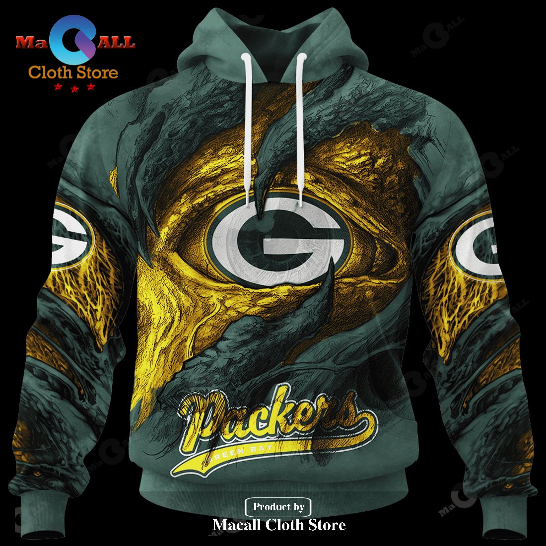 Personalized NFL Packers Demon Eyes Hoodie Sweatshirt 3D LIMITED EDITION Personalized NFL Packers Demon Eyes Hoodie Sweatshirt 3D LIMITED EDITION