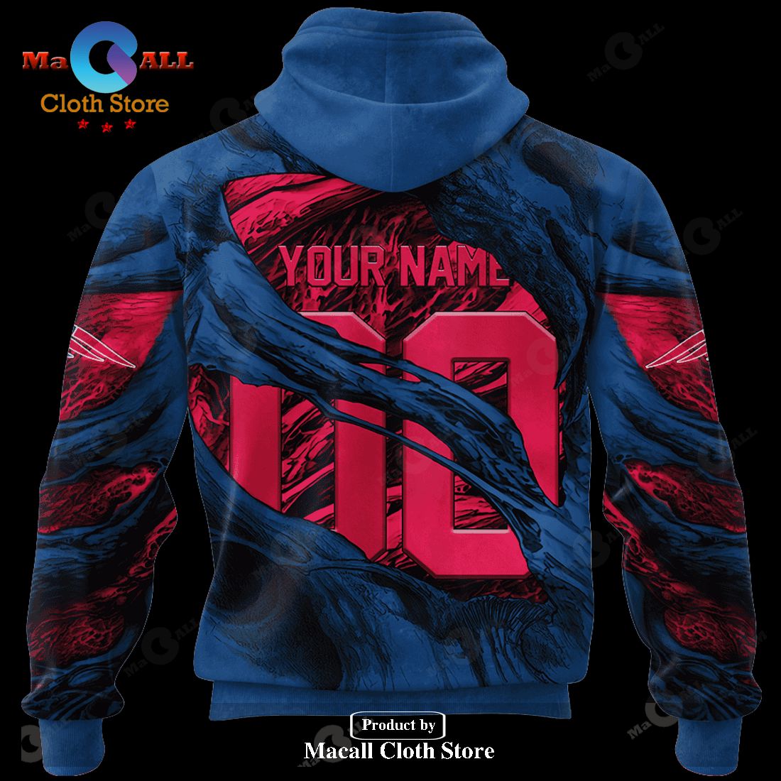 BEST NFL New England Patriots Salute To Service - Honor Veterans And Their  Families 3D Hoodie