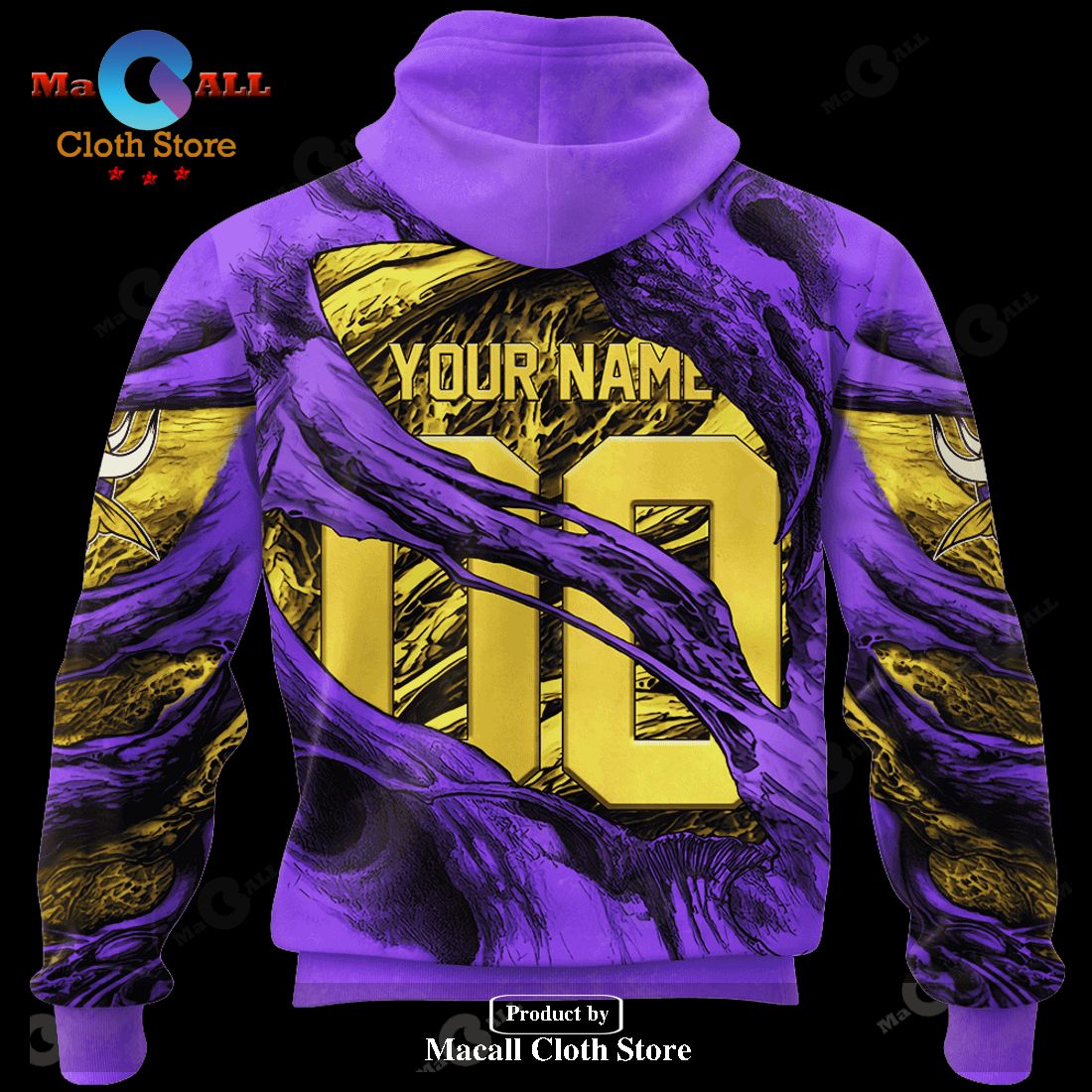 Personalized NFL Vikings Demon Eyes Hoodie Sweatshirt 3D LIMITED EDITION Personalized NFL Vikings Demon Eyes Hoodie Sweatshirt 3D LIMITED EDITION
