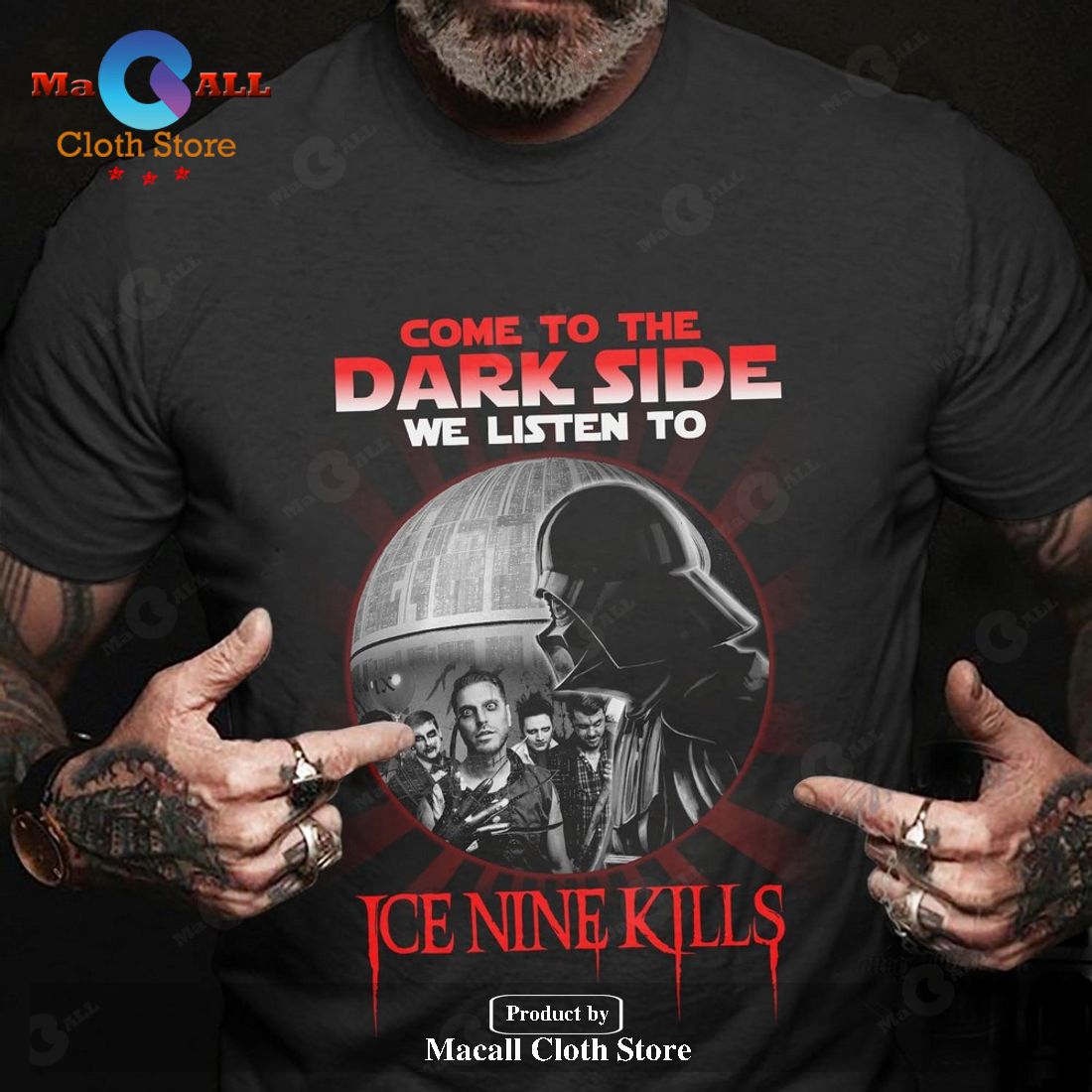 Come To The Dark Side We Listen To Ice Nine Kills Classic-Unisex T-Shirt Hoodie Sweatshirt Come To The Dark Side We Listen To Ice Nine Kills Classic-Unisex T-Shirt Hoodie Sweatshirt