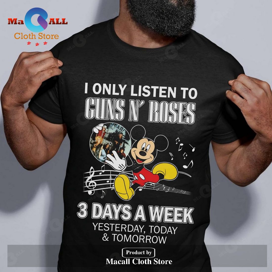 I only listen to Guns N Roses 3 days a week yesterday, today and tomorrow Classic-Unisex T-Shirt Hoodie Sweatshirt I only listen to Guns N Roses 3 days a week yesterday, today and tomorrow Classic-Unisex T-Shirt Hoodie Sweatshirt