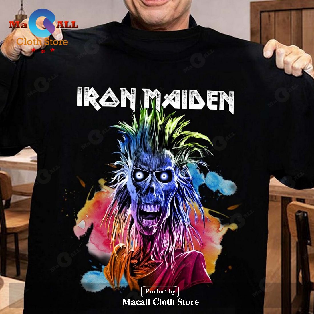 Iron Maiden Classic-Unisex T-Shirt Hoodie Sweatshirt - 5P91 Iron Maiden Classic-Unisex T-Shirt Hoodie Sweatshirt - 5P91