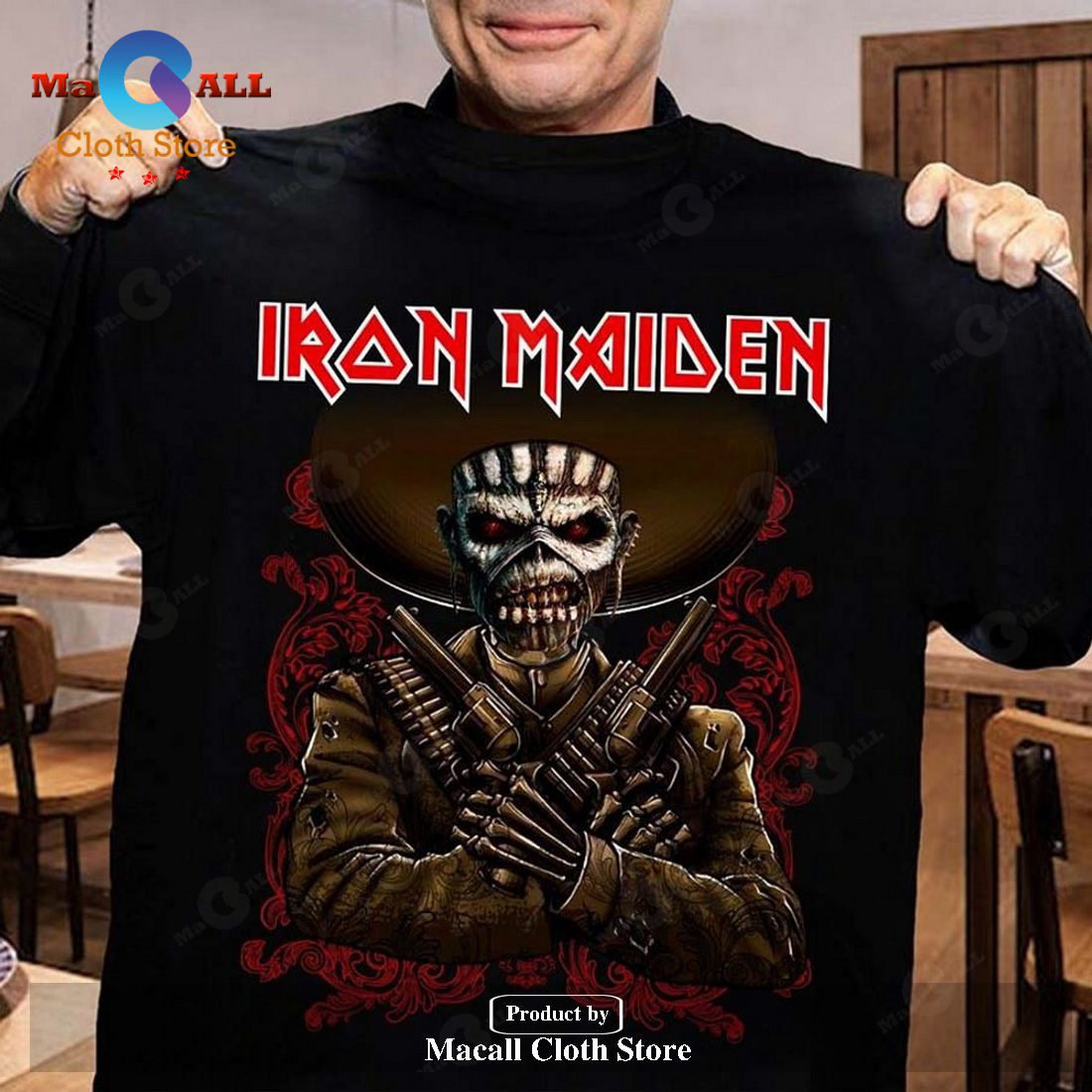 Iron Maiden Classic-Unisex T-Shirt Hoodie Sweatshirt - Z331 Iron Maiden Classic-Unisex T-Shirt Hoodie Sweatshirt - Z331