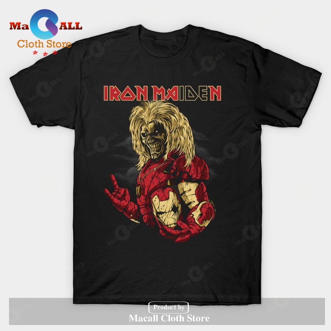 Iron Maiden Iron Man Classic-Unisex T-Shirt Hoodie Sweatshirt Iron Maiden Iron Man Classic-Unisex T-Shirt Hoodie Sweatshirt