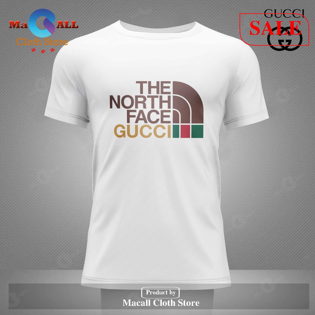 Limited Edition Gucci All Over Printed T-Shirt 3D – HD71