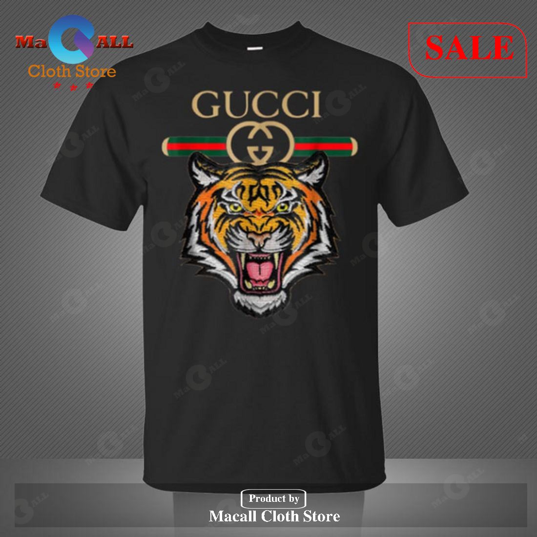 Limited Edition Gucci All Over Printed T-Shirt 3D – KF11