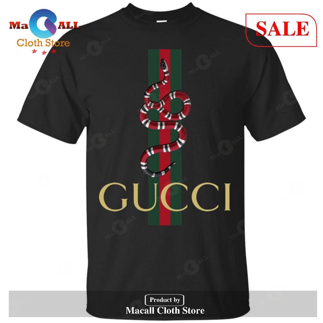 Limited Edition Gucci All Over Printed T-Shirt 3D – NJ31