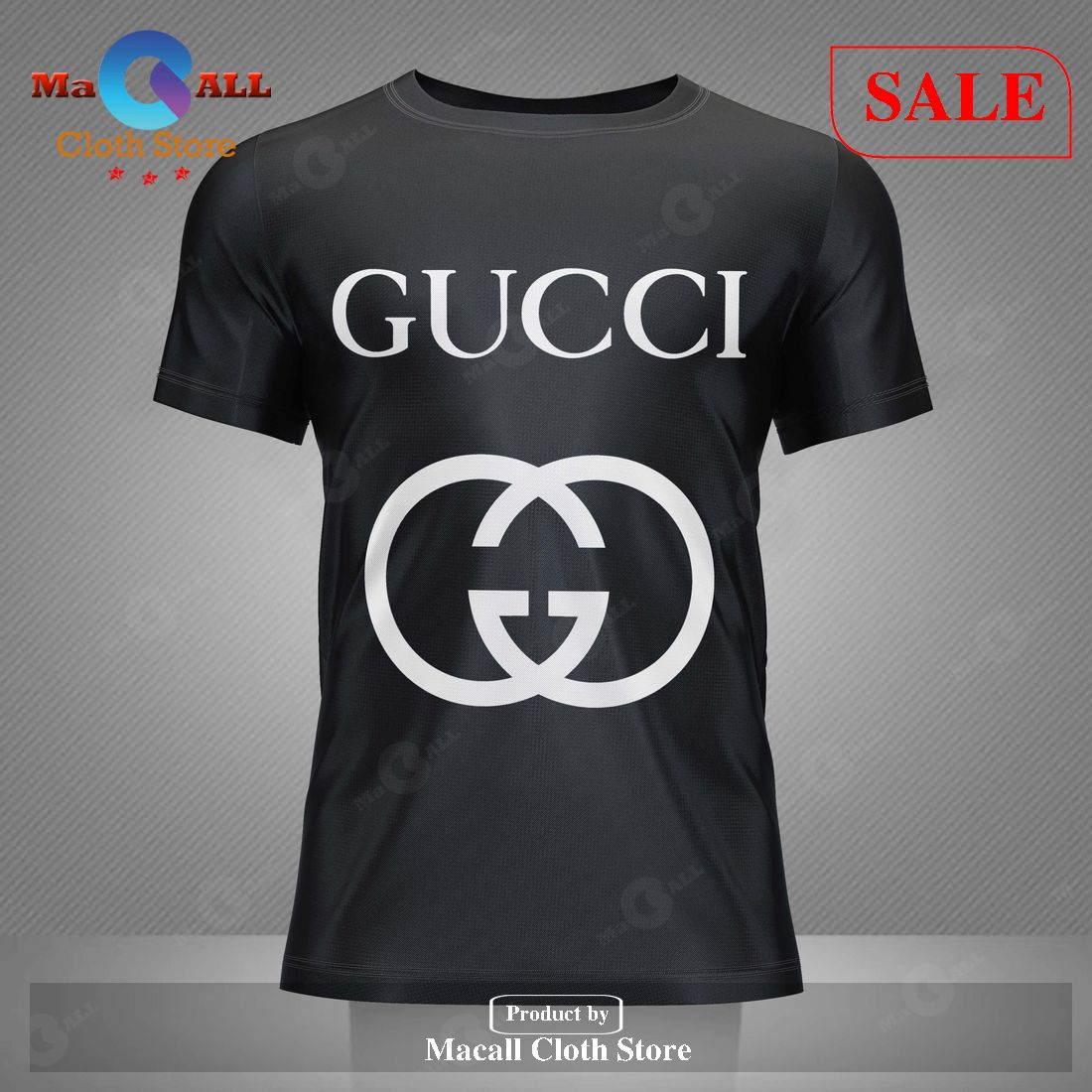 Limited Edition Gucci All Over Printed T-Shirt 3D – XX11