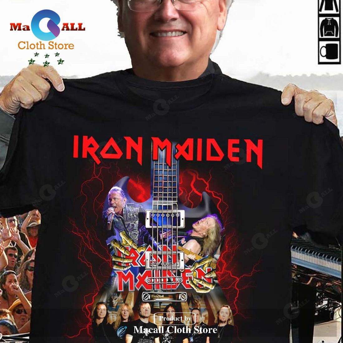 Iron Maiden Band Guitar Classic-Unisex T-Shirt Hoodie Sweatshirt Iron Maiden Band Guitar Classic-Unisex T-Shirt Hoodie Sweatshirt