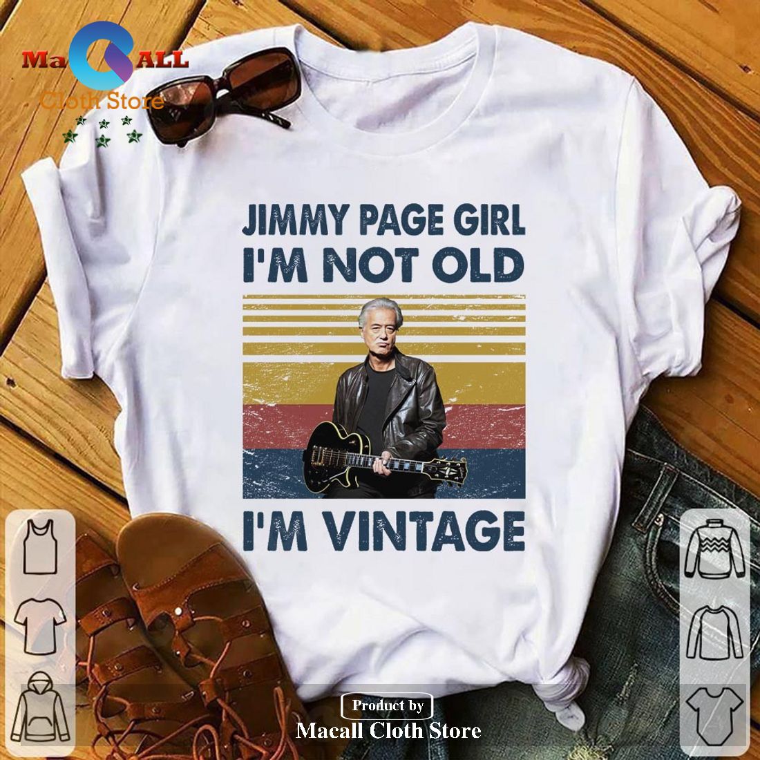 Jimmy Page Girl I'm Not Old I'm Vintage Classic-Unisex T-Shirt Hoodie Sweatshirt Jimmy Page Girl I'm Not Old I'm Vintage Classic-Unisex T-Shirt Hoodie Sweatshirt
