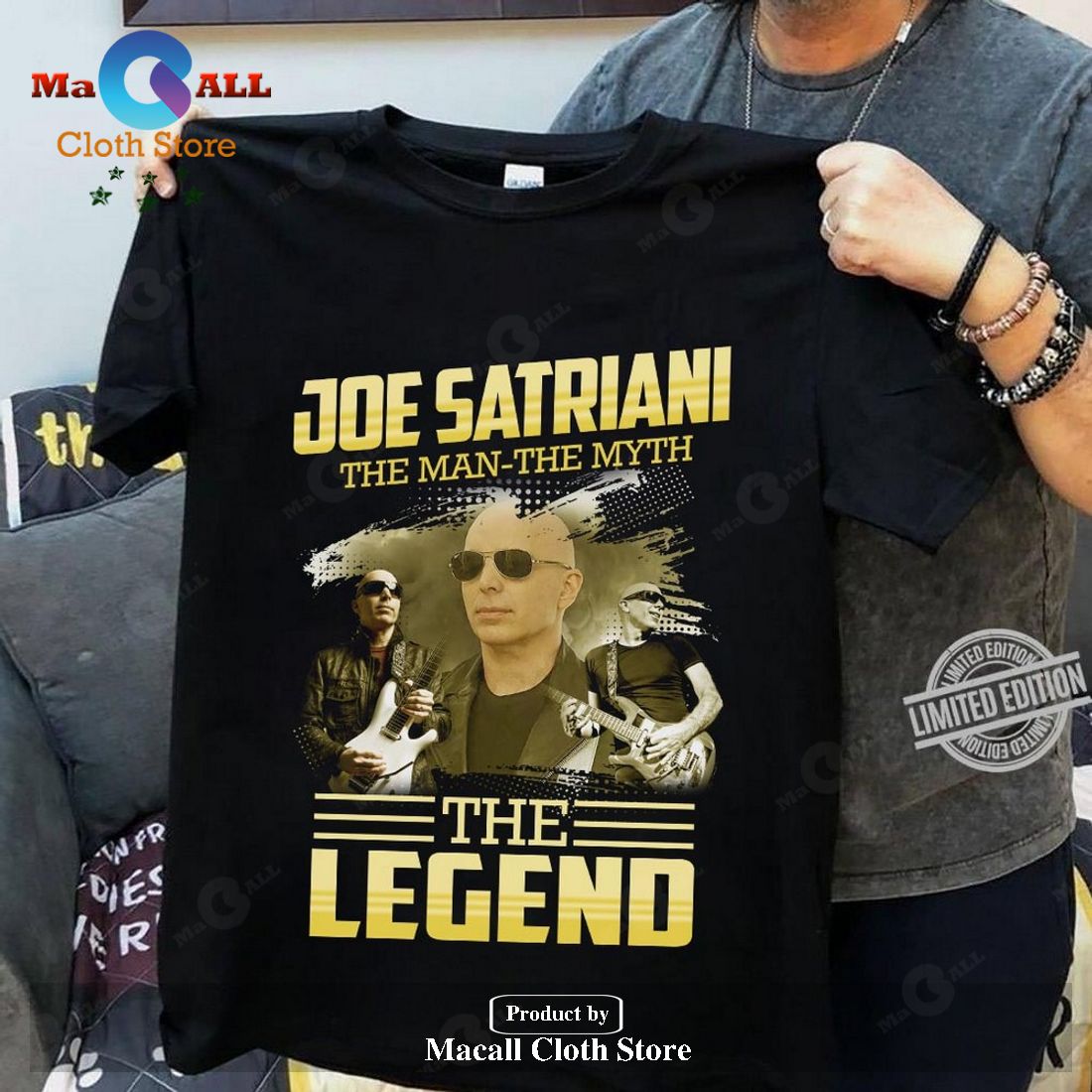 Joe Satriani the man the myth the legend Classic-Unisex T-Shirt Hoodie Sweatshirt Joe Satriani the man the myth the legend Classic-Unisex T-Shirt Hoodie Sweatshirt