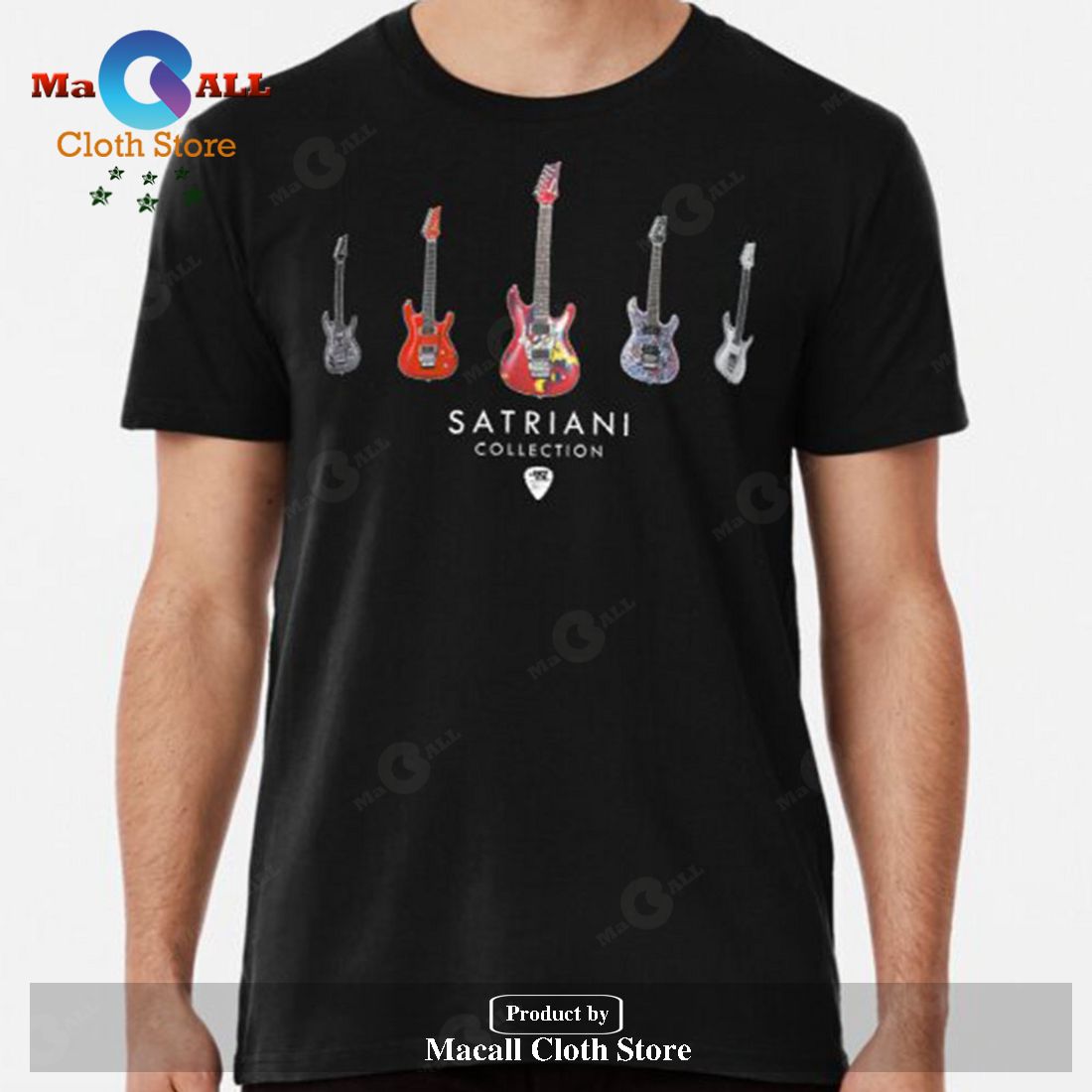 Satriani Guitar Collection Classic-Unisex T-Shirt Hoodie Sweatshirt Satriani Guitar Collection Classic-Unisex T-Shirt Hoodie Sweatshirt