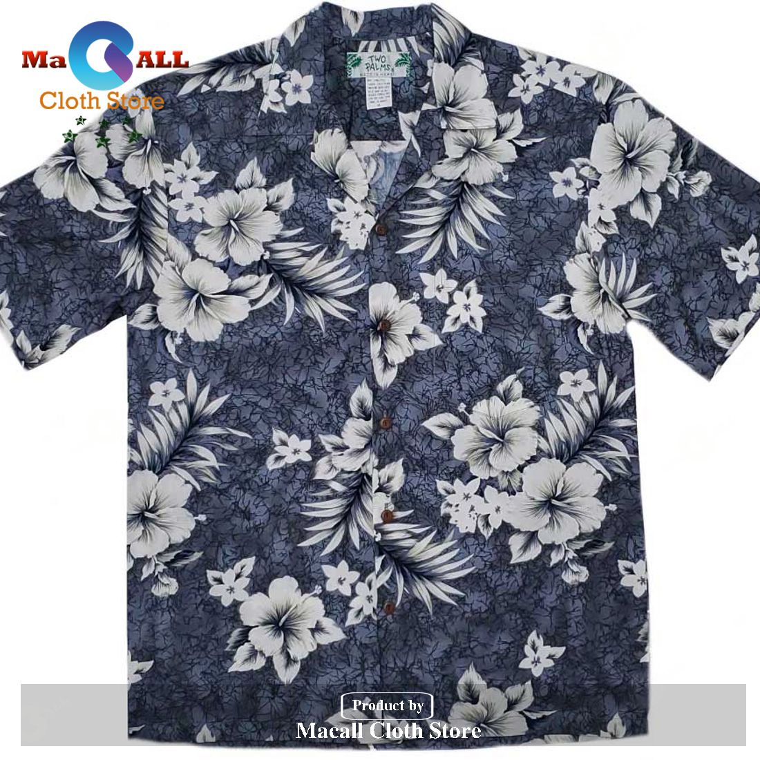 Crack Hibiscus Gray Hawaiian Shirt Crack Hibiscus Gray Hawaiian Shirt