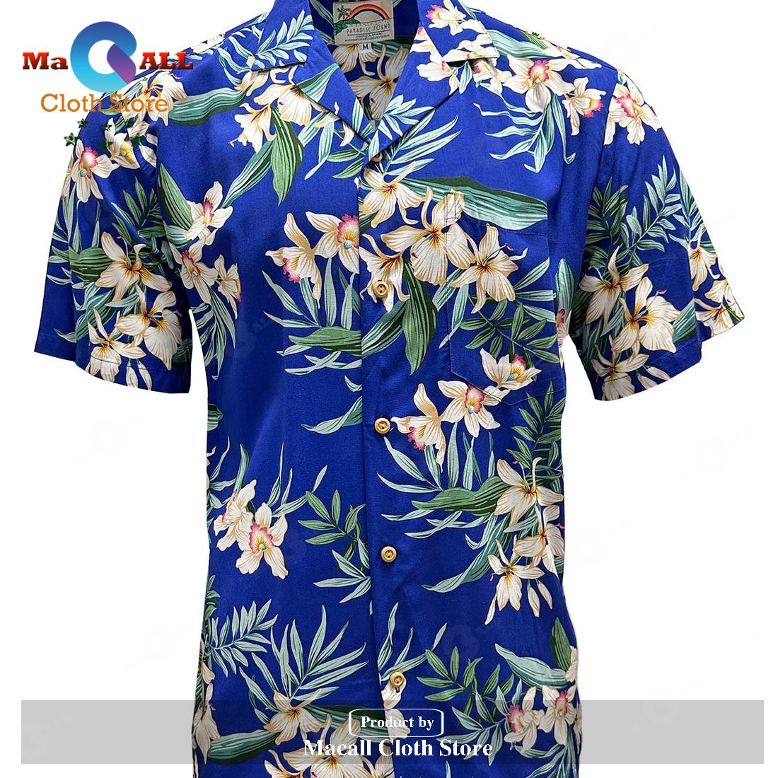Ginger Orchid Royal Hawaiian Shirt Ginger Orchid Royal Hawaiian Shirt