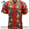Parrot Island Blue Hawaiian Shirt