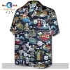Pineapple Map Navy Hawaiian Shirt