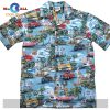 Route 66 Americana Khaki Hawaiian Shirt