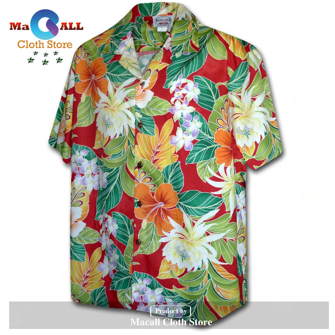 Vivacious Vibe Red Hawaiian Shirt Vivacious Vibe Red Hawaiian Shirt