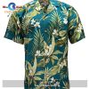 White Ginger Blue Hawaiian Shirt