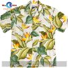 Airbrush Bird of Paradise Red Hawaiian Shirt