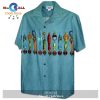 Bird of Paradise Yellow Retro Hawaiian Shirt