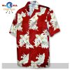 Floral Garden Peach Sleeveless Women’s Hawaiian Shirt