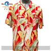 Heliconia and Paradise Red Hawaiian Shirt