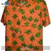 Hula Hut Blue Retro Hawaiian Shirt