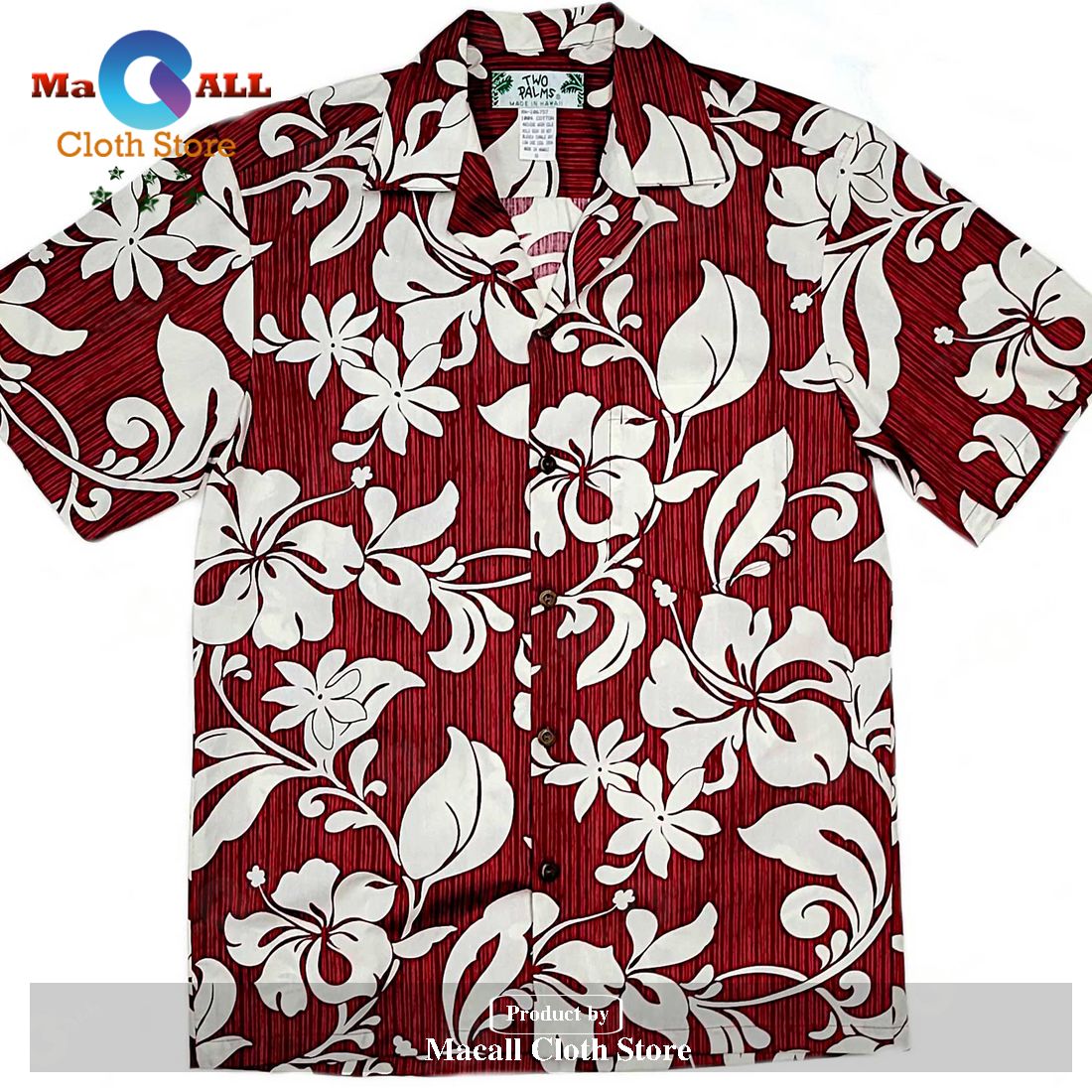 Maui Red Hawaiian Shirt Maui Red Hawaiian Shirt