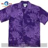 Monstera Panel Blue Hawaiian Shirt